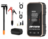 Booster de Batterie Voiture 600 A 10 000 mAh avec Compresseur 23 L/min