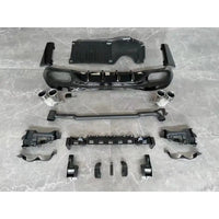 Diffuseur Arrière Style AMG C43 avec Embouts d'Échappement Mercedes Classe C W206 2022+ C200 C260 C300