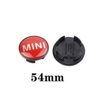 Cache-Moyeux Mini Cooper R50 R53 R56 F56 54mm — vue de trois quarts