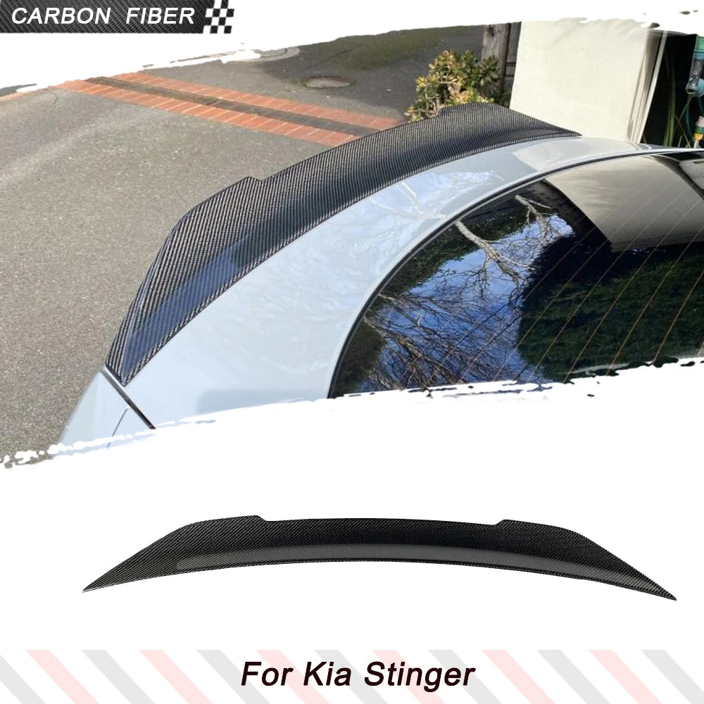 Aileron de Coffre Kia Stinger 2018-2023 Fibre de Carbone Highkick