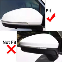 Coques de Rétroviseur VW T-Cross 2019-2023 Style Bec Noir Brillant 2GG857537 2GG857538, Paire