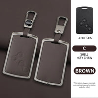 Coque de Clé Renault Alliage de Zinc Mégane 2 Mégane 3 Clio Scénic Captur Laguna Fluence Koleos Duster