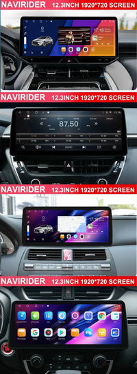 Autoradio Écran 12,3 Pouces Toyota Fortuner et Hilux 2015-2021 Android 14 CarPlay Sans Fil DSP