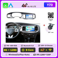 Autoradio Android Dodge Charger 2011-2014 Écran QLED 9 pouces CarPlay GPS Navigation