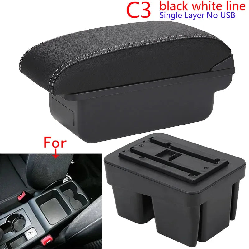 Accoudoir Volkswagen Golf 7 2014-2019 Console Centrale avec Rangement 3 USB