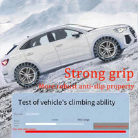 Car Snow Chains Pair 145 to 285 mm