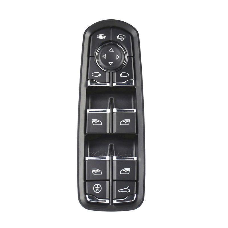 Bouton Lève-Vitre Conducteur Porsche Cayenne Macan Panamera 7PP959858AE — vue de trois quarts