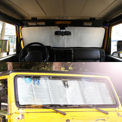 Pare-Soleil Pare-Brise Jeep Wrangler TJ JK JL et Gladiator JT