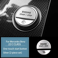 Cache Boutons Mercedes Classe C W206 2022-2026 Aluminium