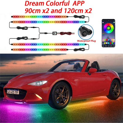 Éclairage d'Ambiance Néon RGB Dreamcolor Sous Caisse