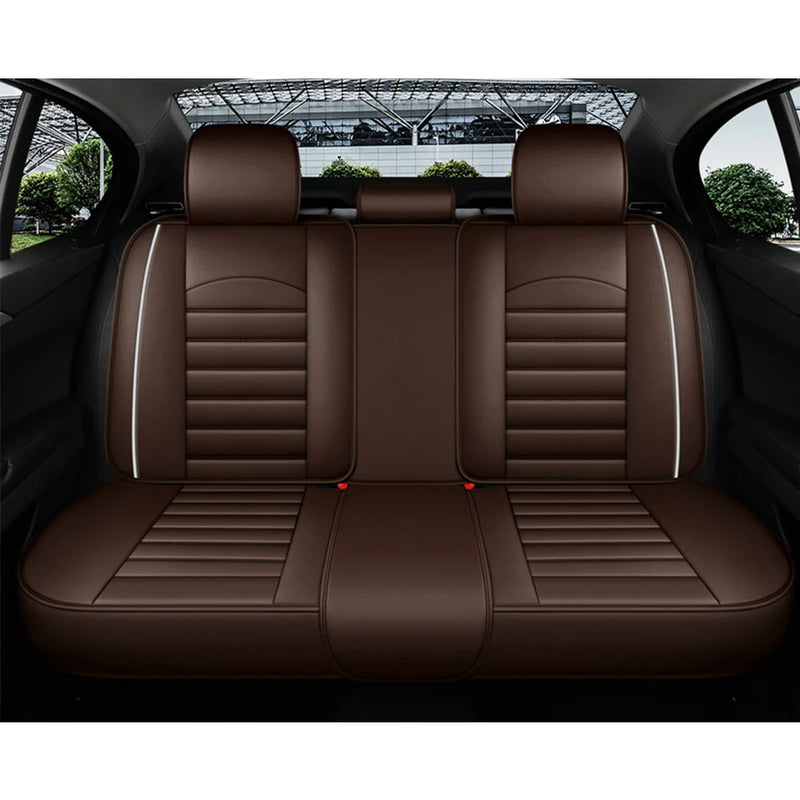 Housses de Siège Renault Clio Captur Scénic Cuir Synthétique Lignes Horizontales