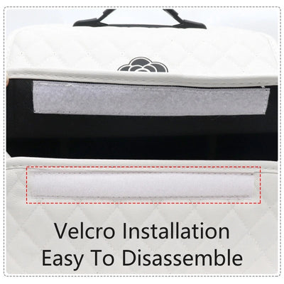 Organisateur de Coffre Voiture Cuir PU Blanc ou Noir