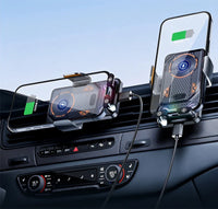 Support Téléphone BMW Série 3 E90 E92 E93 2005-2012 avec Chargeur Sans Fil Magnétique Compatible MagSafe