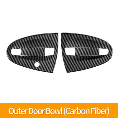 Protections de Poignée de Porte Chromées Smart Fortwo 451