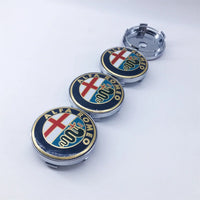 Cache-Moyeux Alfa Romeo Giulietta Mito Giulia 60mm — vue de trois quarts