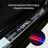 Seuil de Porte LED Acrylique Opel Astra Corsa Zafira Mokka Vectra