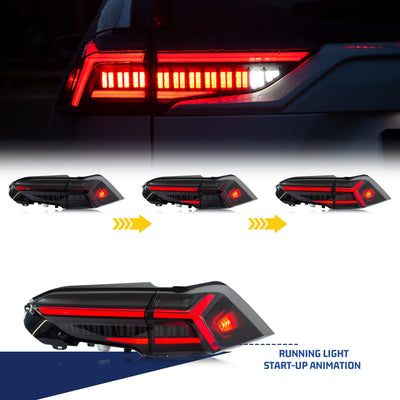 Feux Arrière LED Noirs Séquentiels Toyota RAV4 2019-2025