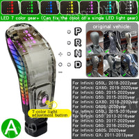 Pommeau de Levier de Vitesses LED Chevrolet Cruze Captiva Orlando — gros plan