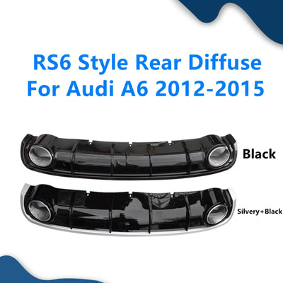 Diffuseur Arrière Audi A6 C7 Style RS6 2012-2015