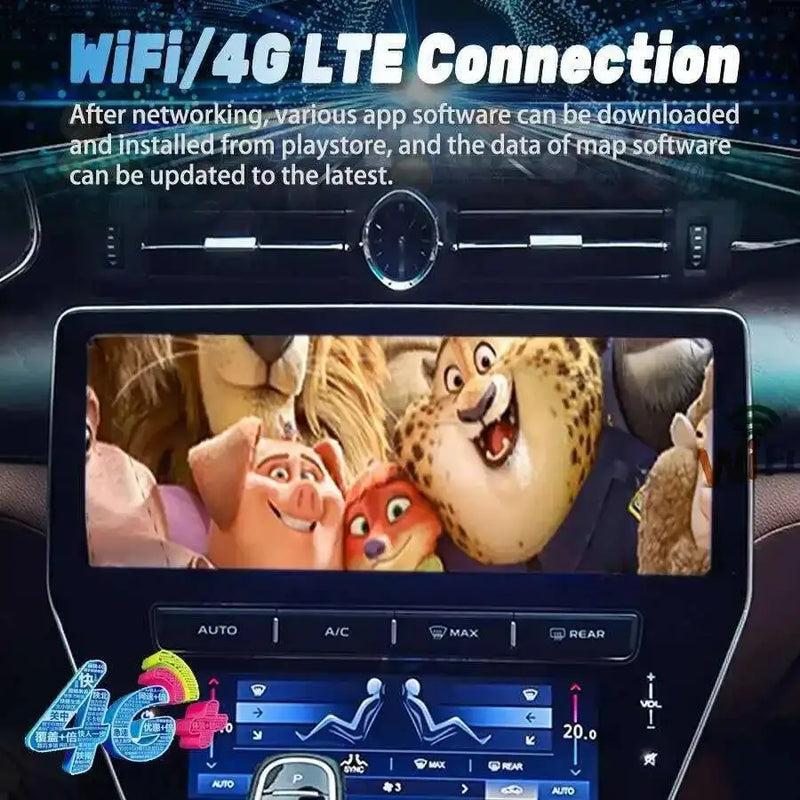 Autoradio Android 13 Maserati Quattroporte 2013-2020 Écran 12,3 Pouces CarPlay GPS 4G
