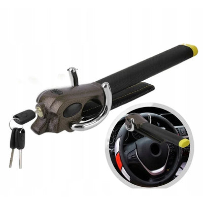 Antivol de Volant Pliable Verrouillage 3 Directions