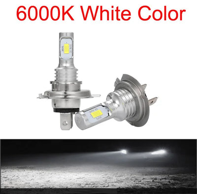 Ampoules LED CSP 80W H7 H4 6000K