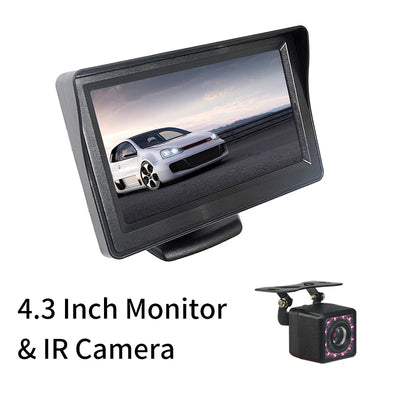 Caméra de Recul Écran LCD 4.3 Pouces Hippcron