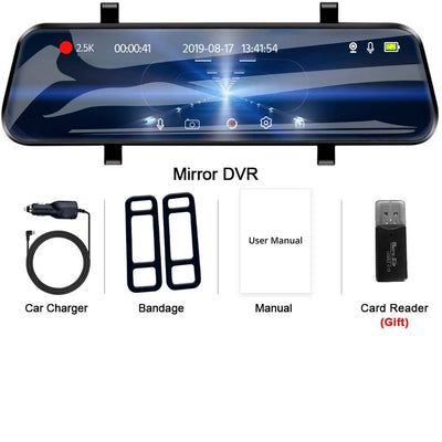 Dashcam E-ACE A37 2.5K Écran Tactile GPS WiFi