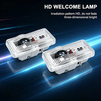 Projecteur Porte Citroën, Lot de 2, Plug and Play, Lentille Verre HD, C3 C4 C5 C6 Picasso Cactus DS3