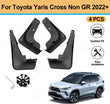 Garde-Boue Toyota Yaris Cross 2022 et Plus Jeu de 4 Bavettes Imperméables Anti-Éclaboussures
