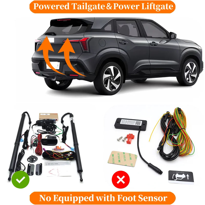 Kit Hayon Électrique Intelligent Mitsubishi Xforce Outlander Sport 2024-2025 Vérins Automatiques de Coffre