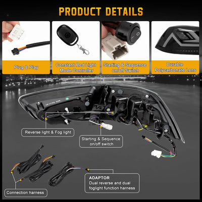 Feux Arrière LED Mitsubishi Lancer EVO X 2007-2018