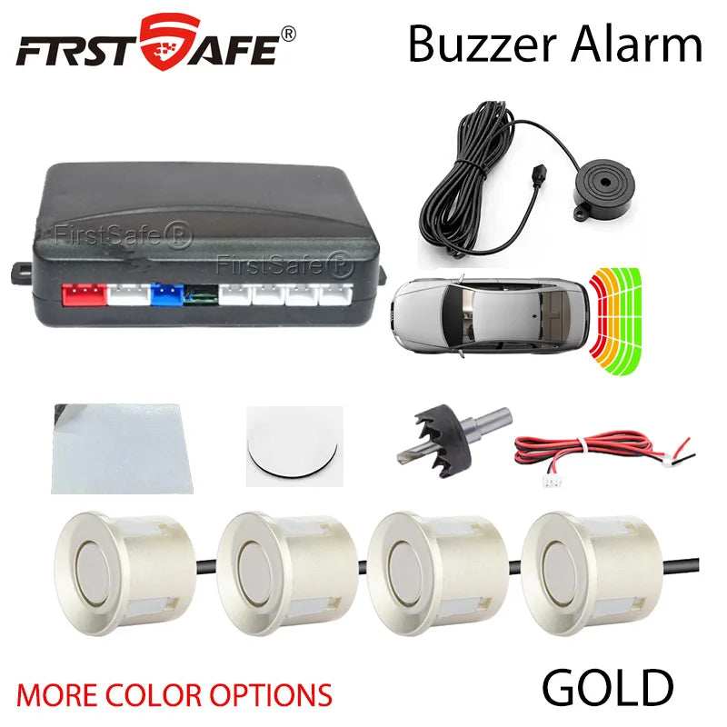 Radar de Recul First Safe 4 Capteurs 22 mm Buzzer