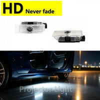 Projecteur Porte Alfa Romeo LED HD, Lot de 2, Giulia, Stelvio, Giulietta, MiTo, 159, Brera, 2 Motifs