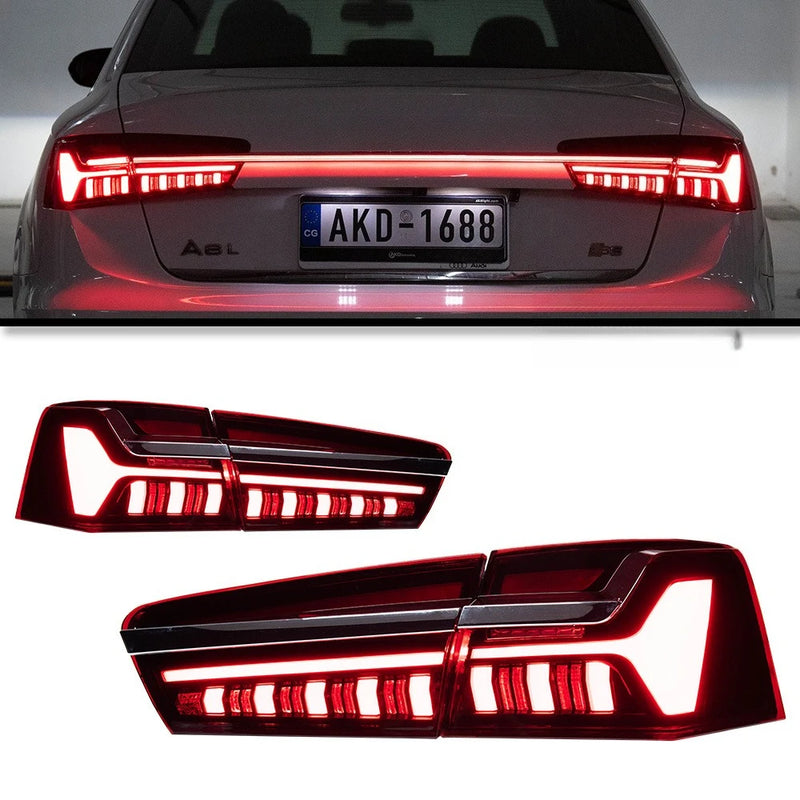 Feux Arrière LED Audi A6 C7 (2012-2015) Plug & Play Dynamique