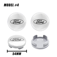 Cache-Moyeux Ford Focus Mondeo Ranger Ecosport 54mm 56mm 60mm — vue en situation