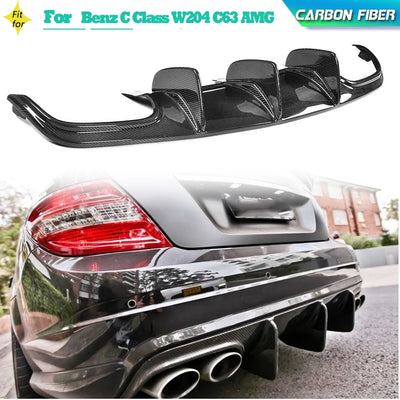 Lame Pare-Choc Mercedes W204 C63 AMG Carbone Diffuseur