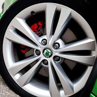 Cache-Moyeux Skoda 55 ou 65 mm Lot de 4 Logo de Roue pour Kodiaq Fabia Kamiq Karoq Octavia A5 A7 Rapid Scala