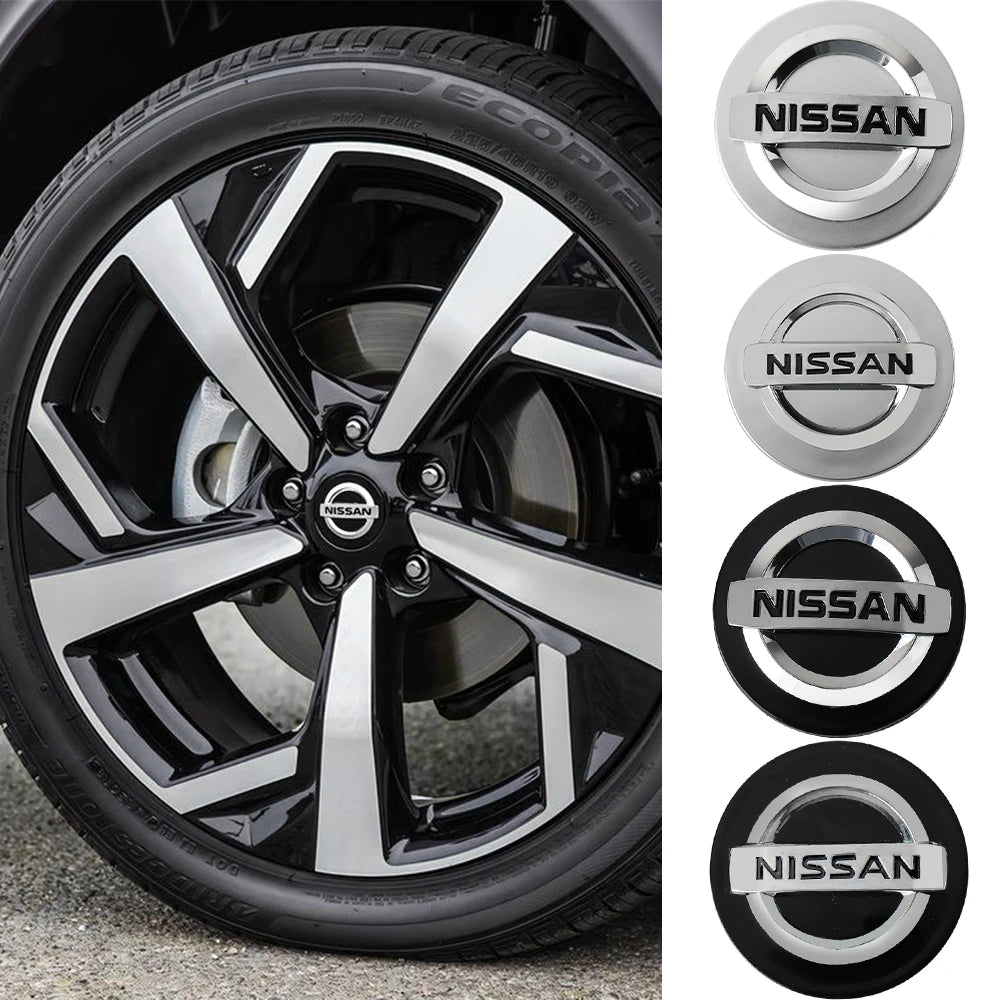 Cache-Moyeux Nissan Qashqai Juke X-Trail 54mm 60mm