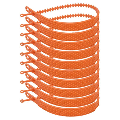 Chaînes à Neige Voiture Sangles Larges Noir Orange