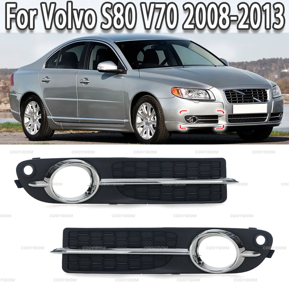 Garniture Cache Antibrouillard Pare-chocs Volvo S80 V70 2008-2013