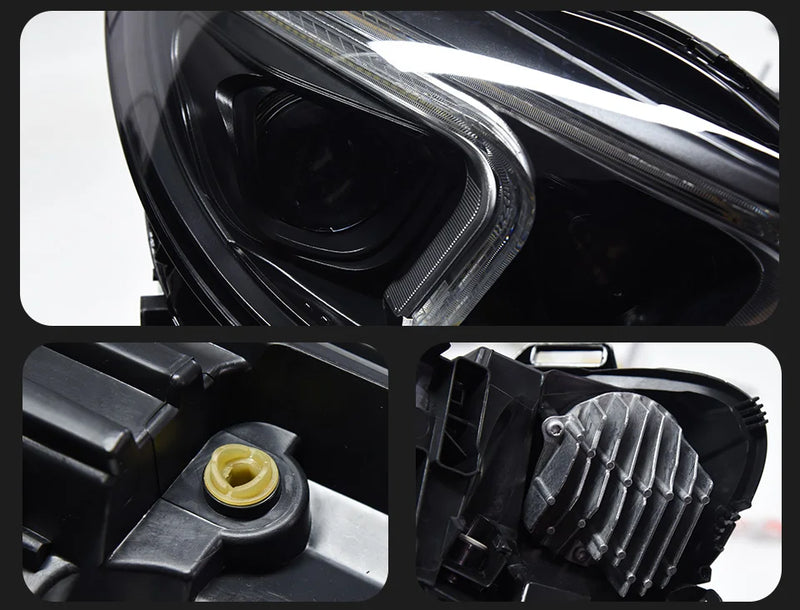 Phares LED Mercedes GLE W166 2015-2019 Paire Avant Signature Lumineuse