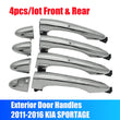 Poignées de Porte Extérieures Chromées Kia Sportage 2011-2016 Lot de 4