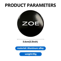 Autocollants Emblème de Moyeu Renault Zoe 56 mm Lot de 4