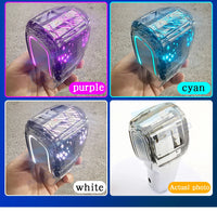 Pommeau de Vitesse Peugeot Cristal LED 7 Couleurs pour Boîte Automatique 206 207 307 308 3008 2008 RCZ