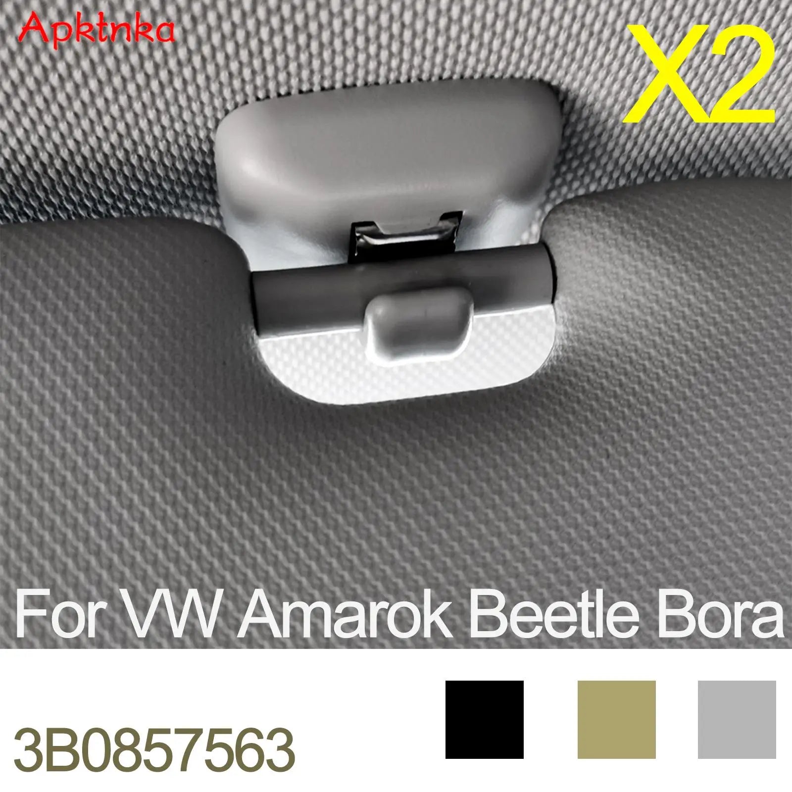 Clips de Pare-Soleil Volkswagen Golf 4 Passat Polo T5 T6