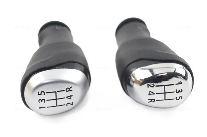 Pommeau de Levier de Vitesse Renault Clio 4 IV et Captur, Boîte Manuelle 5 Vitesses, Argent Brillant ou Mat, Réf. 328654134R