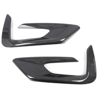 Calandre Ford Puma 2019-2023, Entourages de Feux de Brouillard Aspect Carbone ou Noir Brillant