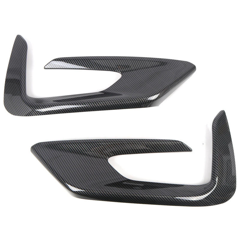 Calandre Ford Puma 2019-2023, Entourages de Feux de Brouillard Aspect Carbone ou Noir Brillant