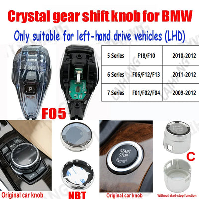 Pommeau de Vitesse Cristal BMW